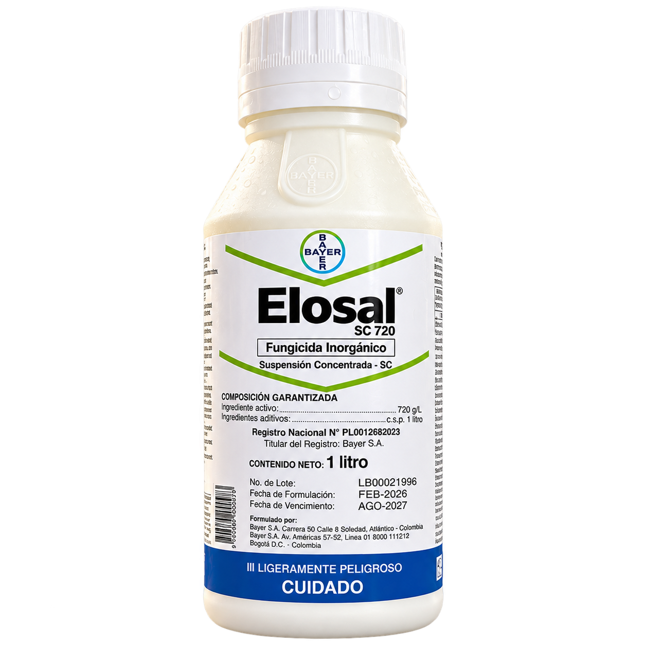 Elosal SC 720 fungicida agrícola, envase de 1 litro