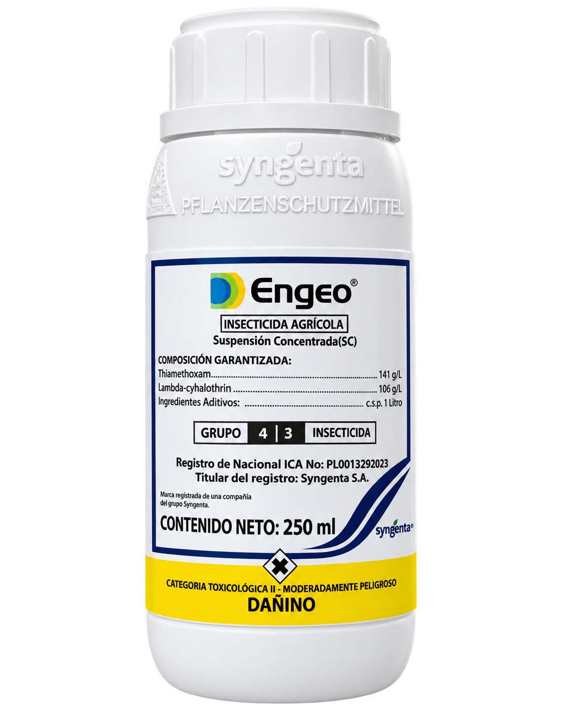 Engeo insecticida agrícola, presentación de 250 mililitros