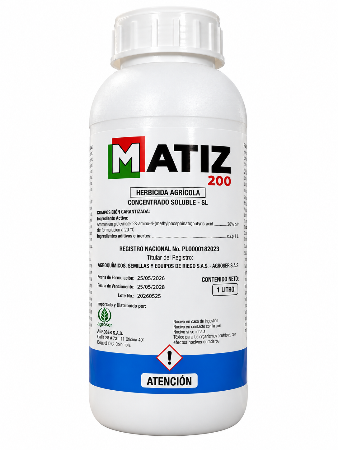 Matiz 200 herbicida agrícola