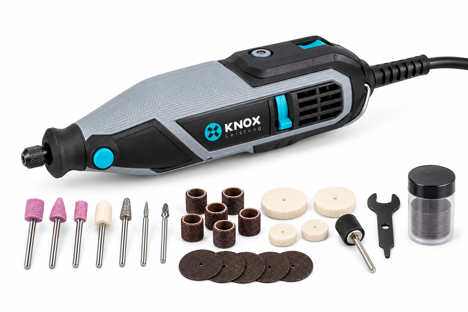 Motortools Knox KPT500 de 140 W con accesorios