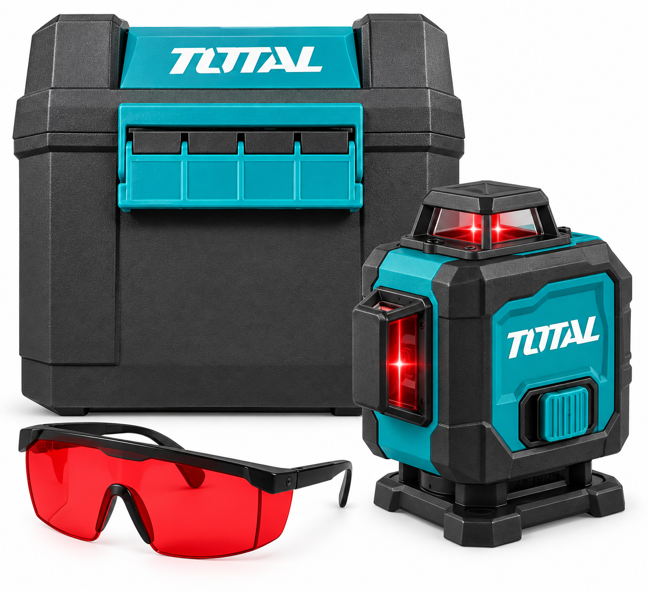 Nivel láser autonivelante Total TLL306505 con estuche y gafas