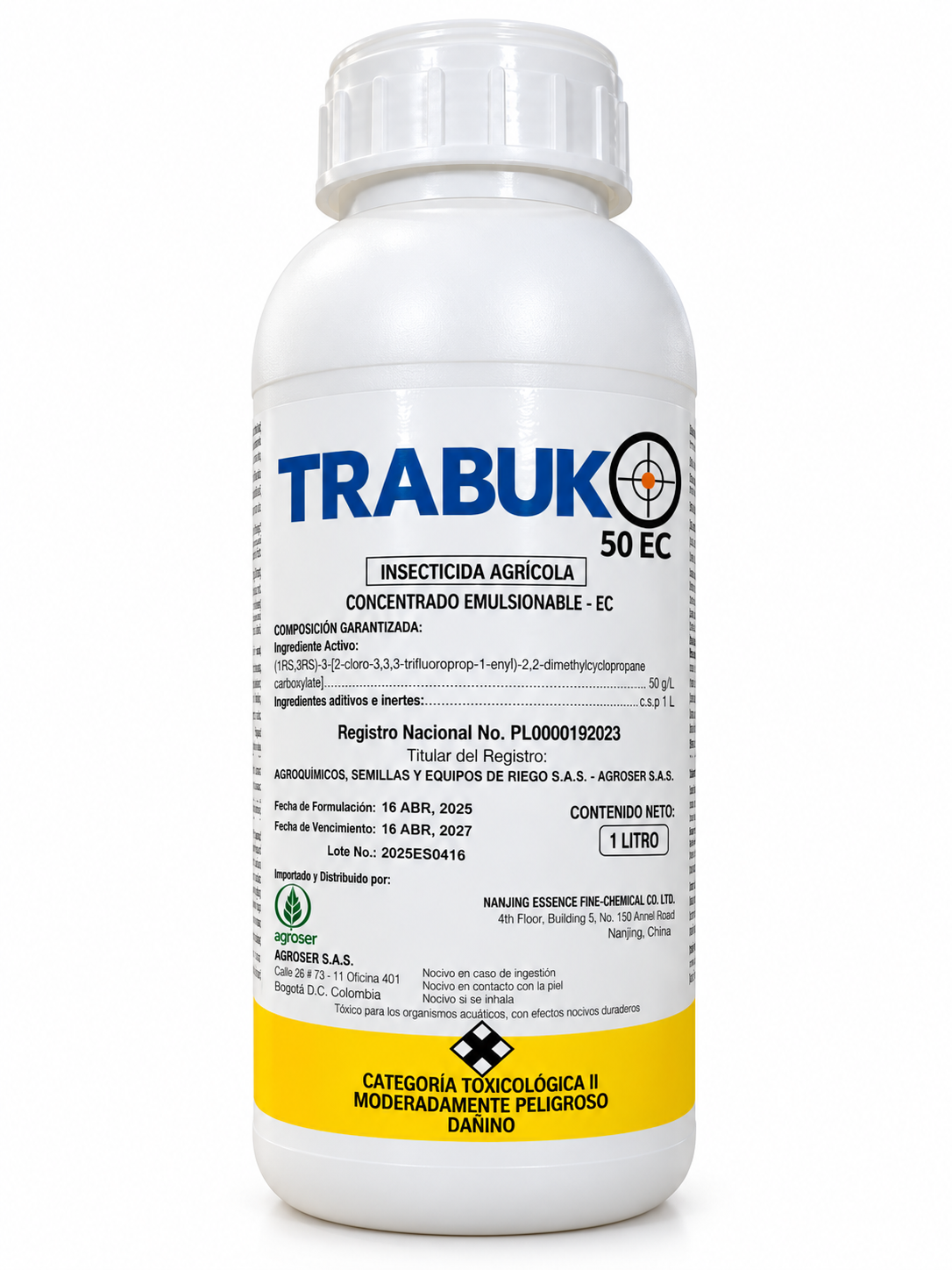 Trabuko 50 EC insecticida agrícola