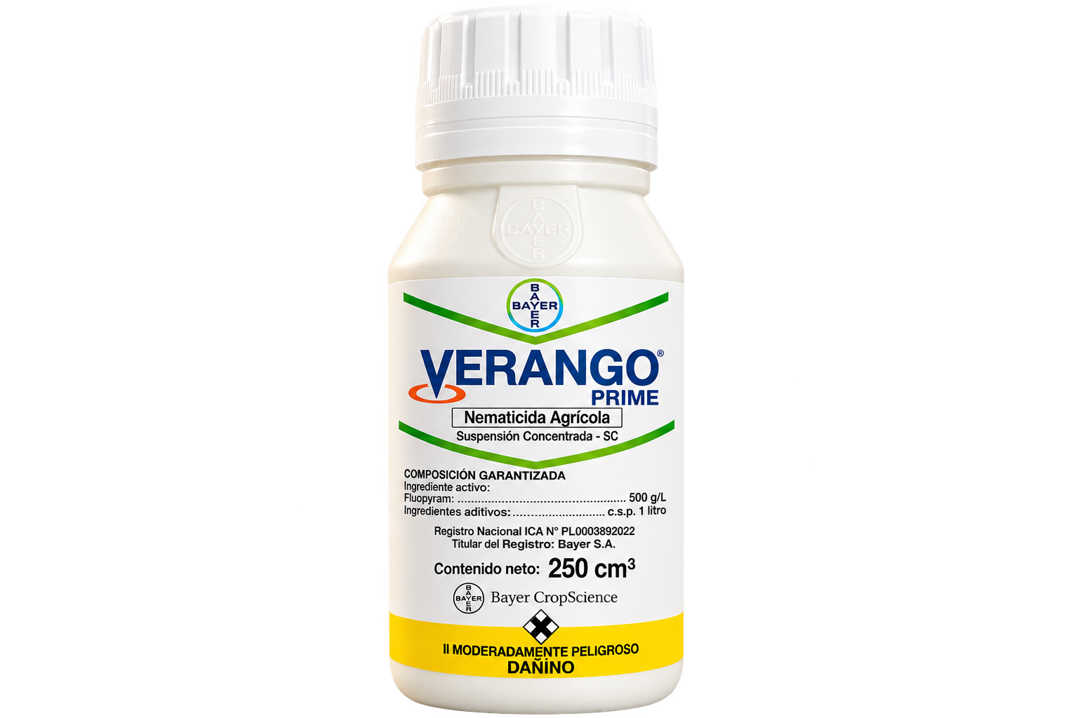 Verango Prime nematicida agrícola, presentación de 250 cc